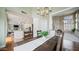 Open-concept dining area offering great lighting and entertaining space at 6929 E Trailridge Cir, Mesa, AZ 85207