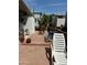 View of the home's cozy and private outdoor patio at 7750 E Broadway Rd # 433, Mesa, AZ 85208