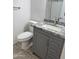 Updated bathroom featuring new vanity with granite countertop at 8101 N 107Th Ave # 26, Peoria, AZ 85345