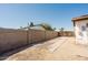 A shot of the backyard, fenced in at 13425 N 16Th Ave, Phoenix, AZ 85029