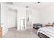 Bright bedroom featuring neutral walls, carpet flooring, a walk-in closet and Bedroom area at 21295 E Estrella Rd, Queen Creek, AZ 85142