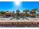 Backyard spa featuring stone tile and a clear view of the landscape at 2890 N 156Th Dr, Goodyear, AZ 85395