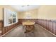 Bright dining room with vaulted ceilings and large window at 3663 E Camden Ave, San Tan Valley, AZ 85140