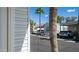 View of the street and other mobile homes from the door of the property in Arizona at 39 Iron Ore Dr, Apache Junction, AZ 85119