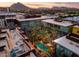 Scenic aerial view of Tempe Town Lake waterfront homes featuring modern architecture and landscaping at 4745 N Scottsdale Rd # 3008, Scottsdale, AZ 85251