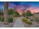 Scenic walking path lined with lush landscaping, ideal for leisurely strolls and enjoying nature at 610 W Tonto Dr, Chandler, AZ 85248