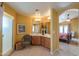 Well-lit bathroom boasts a double vanity, shower, and neutral color scheme at 8715 S Valley Vista Ct, Casa Grande, AZ 85193