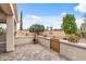 Enclosed backyard featuring custom-designed landscaping and peaceful outdoor seating areas at 12839 W Rincon Ct, Sun City West, AZ 85375