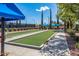 Bocce ball court surrounded by shade trees, showcasing community amenities at 12839 W Rincon Ct, Sun City West, AZ 85375