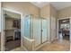 Hallway with doorway to a closet, shower and additional room at 12839 W Rincon Ct, Sun City West, AZ 85375