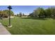 Manicured community green space with mature trees, providing a serene and inviting atmosphere for residents at 14372 W Aster Dr, Surprise, AZ 85379
