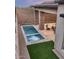 Modern pool and patio area with outdoor seating, perfect for relaxation and entertainment at 14455 N Adero Canyon Dr, Fountain Hills, AZ 85268
