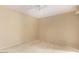 Neutral bedroom with a ceiling fan and carpeted flooring, ready for personalized decor at 15252 N 100Th St # 1151, Scottsdale, AZ 85260