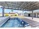 Backyard featuring a shaded pergola structure over a hot tub, perfect for relaxation at 16824 N 38Th Dr, Phoenix, AZ 85053