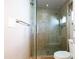 Bathroom showcasing glass shower stall and a toilet at 16824 N 38Th Dr, Phoenix, AZ 85053