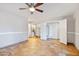 Bedroom with tile flooring and ceiling fan at 16824 N 38Th Dr, Phoenix, AZ 85053