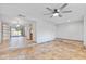 Open living room space with tile flooring, recessed lighting, and an open floor plan at 16824 N 38Th Dr, Phoenix, AZ 85053
