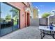 Outdoor patio with a view of the grassy area, perfect for relaxing or entertaining at 1950 N Center St # 101, Mesa, AZ 85201