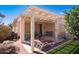 Relaxing outdoor patio with a pergola, seating, and grill at 22520 W Moonlight Path, Buckeye, AZ 85326