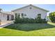 View of backyard with artifical grass and meticulously kept landscaping at 4402 E Montecito Ave, Phoenix, AZ 85018