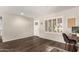 Bright and modern home office with hardwood floors and natural light at 4839 E Marilyn Rd, Scottsdale, AZ 85254