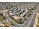 Wide aerial view highlighting the attractive community layout and nearby roads at 705 W Queen Creek Rd # 1201, Chandler, AZ 85248