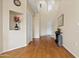 Bright foyer with vaulted ceilings, wood flooring, and decorative niches at 705 W Queen Creek Rd # 1201, Chandler, AZ 85248