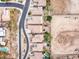 An aerial view showing properties and land, as well as neighborhood streets and other community features at 7822 S 15Th Way, Phoenix, AZ 85042