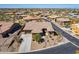 Aerial view of a home in a well-maintained neighborhood with desert landscaping at 8504 S 30Th St, Phoenix, AZ 85042