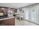 Bright kitchen area with tile floor, dining nook and modern appliances at 1035 W 2Nd St, Mesa, AZ 85201