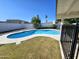 View of the fenced in pool and backyard at 11221 N 32Nd St, Phoenix, AZ 85028
