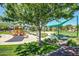 Community playground featuring play equipment, picnic tables, and well-maintained greenery for Gathering enjoyment at 15289 W Valentine St, Surprise, AZ 85379