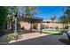 Backyard showcasing a pergola, perfect for outdoor enjoyment, with a view of the pool at 3020 E Rockledge Rd, Phoenix, AZ 85048