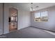 Dining space with views of kitchen and bright window at 3524 E Derringer Way, Gilbert, AZ 85297