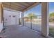 Covered patio with a fenced pool area, offering an ideal outdoor living space at 3524 E Derringer Way, Gilbert, AZ 85297