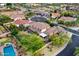 Aerial perspective of a well-maintained house, with a patio and inviting outdoor living space at 4122 E Burnside Trl, Cave Creek, AZ 85331