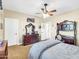 This bedroom has a dark wood desk and dresser combination at 4122 E Burnside Trl, Cave Creek, AZ 85331