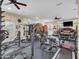 Well-equipped home gym with various weight machines, cardio equipment, and mirrored walls at 4122 E Burnside Trl, Cave Creek, AZ 85331