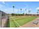 Active community living with a bocce ball court, perfect for friendly competition and outdoor recreation at 4720 E Flossmoor Cir, Mesa, AZ 85206