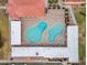 Aerial shot of community pools featuring several lounge chairs and a hot tub at 4720 E Flossmoor Cir, Mesa, AZ 85206