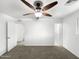 Spacious bedroom features plush carpet, ceiling fan, and multiple closets for ample storage at 901 W 16Th St, Tempe, AZ 85281