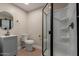 A full bathroom complete with vanity, shower and toilet at 1522 W Glenrosa Ave, Phoenix, AZ 85016