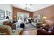 Cozy living room with comfortable seating, neutral colors and access to the backyard at 16424 N 1St Dr, Phoenix, AZ 85023