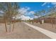 Community walking path surrounded by desert landscaping and manicured plants at 17845 W Red Fox Rd, Surprise, AZ 85387