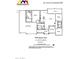 Detailed floor plan showcasing a 2450 square feet layout and spacious 4-car tandem garage option at 231Xx W Gloria Ln, Wittmann, AZ 85361