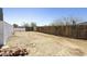 Expansive backyard featuring a blank canvas, partially fenced with potential for customization and landscaping at 33810 N Smokehouse Trl, Cave Creek, AZ 85331