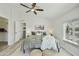 Stylish main bedroom featuring a ceiling fan and soft, neutral decor at 33810 N Smokehouse Trl, Cave Creek, AZ 85331