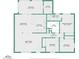 Detailed floor plan showcasing the home's layout, including living spaces, bedrooms, bathrooms, and total square footage at 6326 N 86Th N St, Scottsdale, AZ 85250
