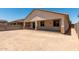 Back of home featuring a patio and block fence at 17547 W Lupine Ave, Goodyear, AZ 85338