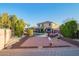 Spacious backyard with a sparkling pool, inviting gazebos, and ample space for outdoor entertaining and relaxation at 21784 E Puesta Del Sol --, Queen Creek, AZ 85142